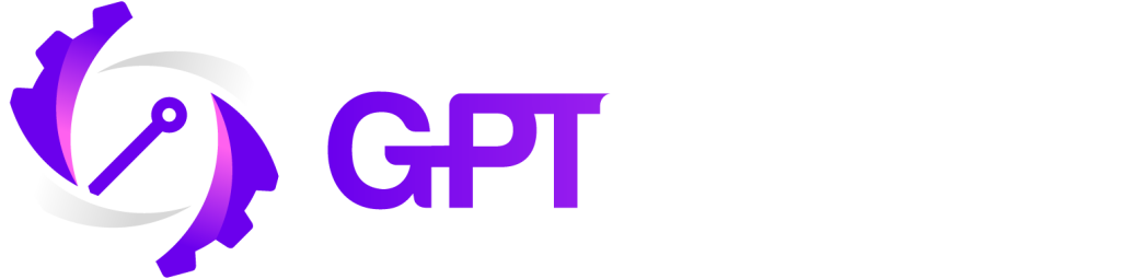 Gpt Power Logo on Black Background.