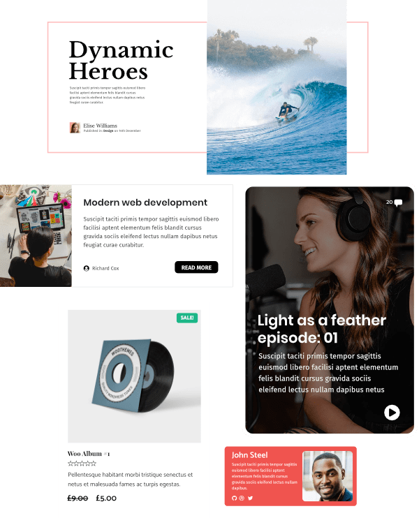 Dynamic heroes wordpress theme.