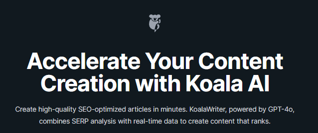 Harness Koala.sh: Your Ultimate Content Creation Ally